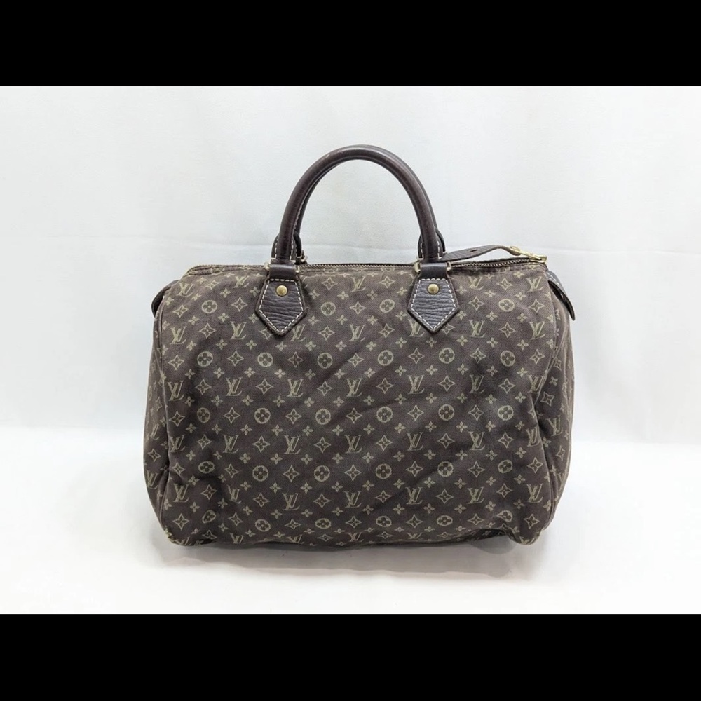 Louis Vuitton Speedy 30 Dark Brown Monogram Duffel Bag